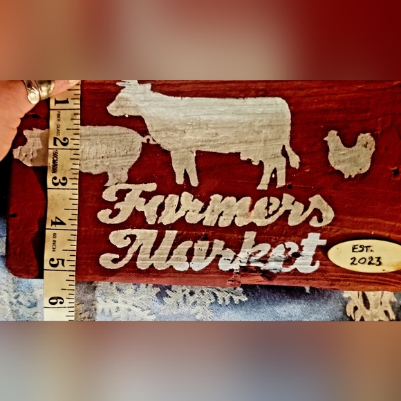 Personalized (Est. 2023) Farmer's Market Primitive Kitchen Decor - Picture 9 of 10